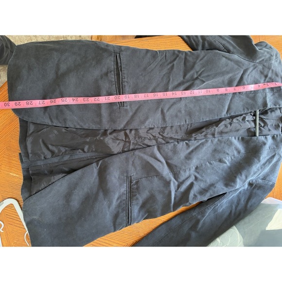 Eileen Fisher the Fisher Project Blazer Jacket Tencel Open Front Black Sz XS - Picture 8 of 9